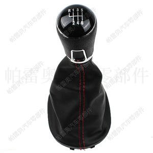 หัวเกียร์โฟล์คสวาเกน 6 สปีด หุ้มหนังเรดไลน์ ดีไซน์ตามหลักสรีรศาสตร์ สำหรับพาสต้า บี 7 แคดดี้ - Product Image 1