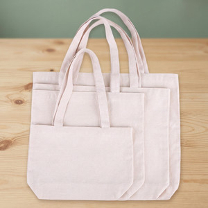 Bolsa de Lona Resistente de Tamaño Mediano, Bolsa de Compras Reutilizable con Asas para Comestibles, con su Logotipo - Product Image 3