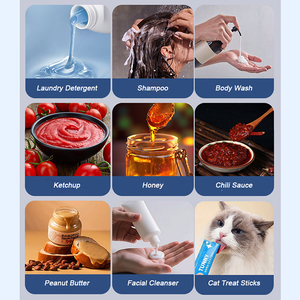 Machine d'emballage automatique pour sachets de détergent, ketchup, beurre de cacahuète, miel, sauce, pâte, yaourt, shampoing, mayonnaise - Product Image 5