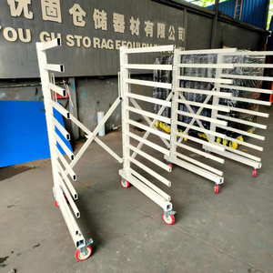 Chariot de rangement pliable en acier allié robuste sur mesure, système de rayonnage à quatre roues - Product Image 3