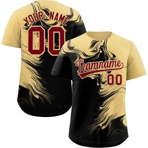 เสื้อเบสบอลแบบกำหนดเอง ระบายเหงื่อได้ดี สำหรับผู้ใหญ่ทั้งชายและหญิง พร้อมชื่อทีม 00 แบบติดกระดุม ชุดกีฬา - Product Image 1