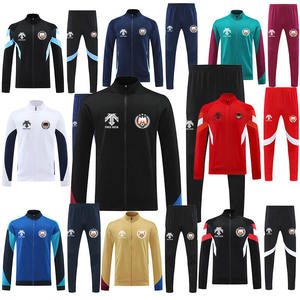 Оптовые футбольные куртки и спортивные костюмы для мужчин 2425, тренировочные костюмы для футбола, большие размеры, мужские футбольные куртки - Product Image 1