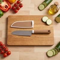 8 inch moderne ecovriendelijke fruit- of groenteschiller mes roestvrij staal kunststof handvat keukenmes