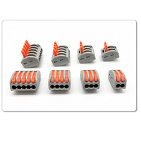 PCT-212 PCT-213 Hebelklemmen-Verbinder 2 3 4 5 8 Wege Kompakte Spleißklemmen für 0,08-4mm² Massiv- und Litzenleitungen