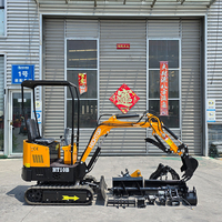 Mini pelle à lame optionnelle DDP, mini-excavatrice la plus vendue en Chine, certifiée CE EPA EURO 5