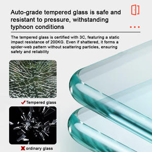 Nouvelle Tendance Industrielle Porte Coulissante en Verre et Aluminium Ultra Fine, Étanche, au Design Moderne sans Cadre pour Tous les Scénarios d'Utilisation - Product Image 6