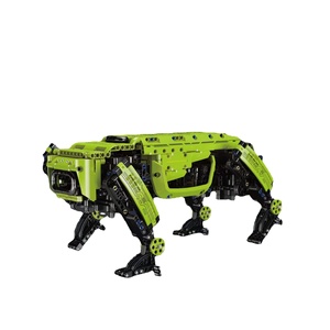 15077 Perro Mecánico Motorizado, Bloques de Construcción de Plástico ABS de Partículas Pequeñas, Programables y Ensamblables para Niños - Product Image 5