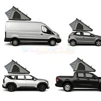 Tente de toit en aluminium pour camping, 4 saisons, protection UV, tente de toit rigide pour voiture, tente de toit pour véhicule