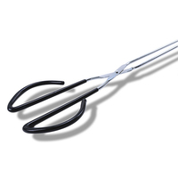 Pince à charbon en acier inoxydable 403 pour barbecue Tc, idéale pour retirer la viande brûlée, le pain et les charbons de bois