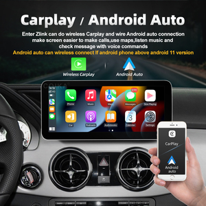 Système multimédia Android pour tablette 12,3 pouces pour Mercedes X204 <span class=keywords><strong>GLK</strong></span> 2009-2015, autoradio Carplay - Product Image 4