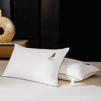 Oreillers de luxe en microfibre alternative au duvet, lot de 2, taille standard, oreillers de lit d'hôtel