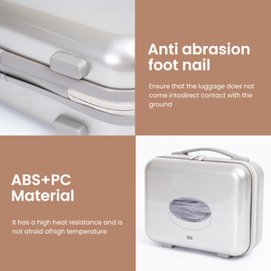 Maleta <span class=keywords><strong>de</strong></span> Maquillaje con Ruedas, Ecológica, Moderna, Ligera, Impermeable, <span class=keywords><strong>de</strong></span> ABS y Poliéster, Unisex, con Cierre <span class=keywords><strong>de</strong></span> Cremallera - Product Image 3