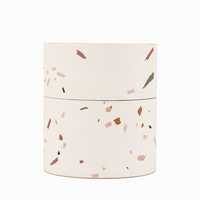 Boîtes cylindriques rigides OEM avec revêtement UV couleur et bronzage pour cosmétiques, parfums, huiles essentielles et emballages cadeaux de luxe
