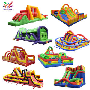 บ้านลมเป่าลมยักษ์ลอยน้ำพร้อมเครื่องกีฬาข้ามสิ่งกีดขวางสำหรับเด็กและผู้ใหญ่ - Product Image 2