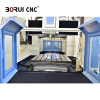 Centre d'usinage CNC à portique 5 axes BR1316 avec tête d'attache automatique, commande FANUC, broche BT50, opérations verticales, configuration unique