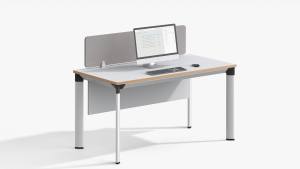 Escritorio de Oficina Modular Moderno de Hierro para <span class=keywords><strong>2</strong></span> <span class=keywords><strong>Personas</strong></span> con Patas de Metal - Muebles Comerciales - Product Image 4