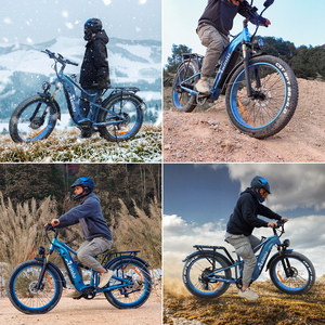Vélo électrique <span class=keywords><strong>Aventon</strong></span> Power 26 pouces 750W 48V 19.4Ah, suspension intégrale, pneus larges, VTT EG-26A-01 26 pouces, suspension intégrale, vélo électrique EG-26A - Product Image 6
