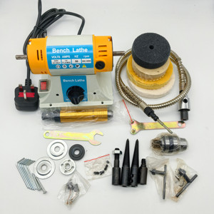 Strongdrill TM 2 mini đồ trang sức băng ghế dự bị máy tiện Máy mài và đánh bóng điều kiện Mới Thép không gỉ khắc công cụ máy đánh bóng - Product Image 2