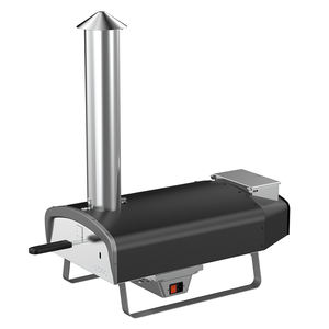 Mini four à pizza à dôme à <span class=keywords><strong>granulés</strong></span> <span class=keywords><strong>de</strong></span> <span class=keywords><strong>bois</strong></span> d'extérieur en acier inoxydable autoportant <span class=keywords><strong>de</strong></span> nouveau style avec pierre à pizza - Product Image 1