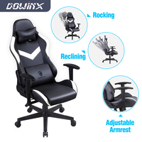 Chaise de bureau rouge Gaming, vente en gros, pour ordinateur PC de jeu
