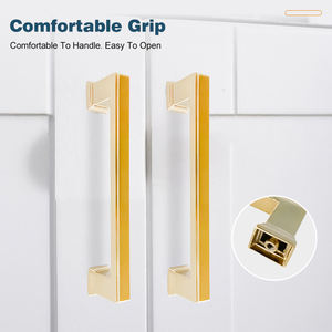 Poignée de meuble en alliage de zinc haute dureté pour la cuisine, la chambre, la commode et le tiroir. - Product Image 4