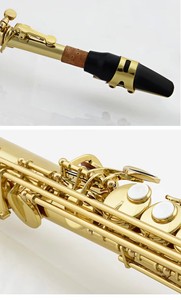 แซกโซโฟนเทรมอลรุ่นนักเรียน คีย์ Bb โครงสร้างออริฮัลคัมและโลหะ พร้อมเคลือบสีทอง - Product Image 4