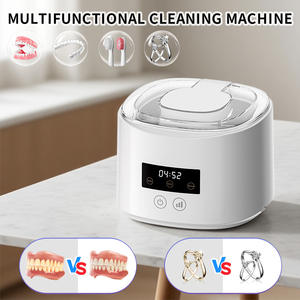 Nettoyeur ultrasonique 50 kHz double technologie 4.0 avec puce intelligente rechargeable pour prothèses dentaires, aligneurs, brosses à dents, bijoux - Product Image 6