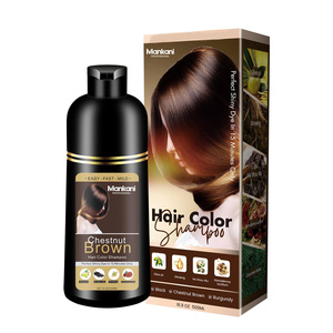 Tinte Capilar Semipermanente Natural a Base de Hierbas, Sin Amoníaco, <span class=keywords><strong>Color</strong></span> Marrón Púrpura, Negro Orgánico, para Teñir Cabello <span class=keywords><strong>Gris</strong></span> Plateado - Product Image 1