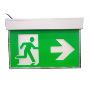 CR-7117 LED khẩn cấp Exit Sign lit cạnh Exit với nhiều phương pháp cài đặt CE/CB/SAA chứng nhận 3 giờ Exit ánh sáng