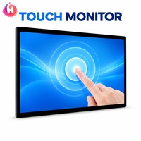 Écran tactile capacitif autonome de 18,5 pouces, plat, DP USB, sans carte système, LCD pour panneau industriel OEM