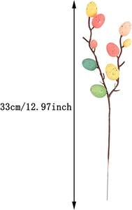 Ramas de <span class=keywords><strong>huevo</strong></span> de Pascua, pintura colorida de espuma, rama de árbol, ramo Artificial, palos de planta falsa - Product Image 2