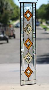 Matériaux en verre biseauté <span class=keywords><strong>pour</strong></span> <span class=keywords><strong>vitrail</strong></span>, panneau suspendu en verre coloré <span class=keywords><strong>pour</strong></span> porte, imposte latérale - Product Image 5