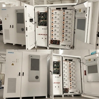 Système d'énergie hybride extérieur VoltaNest OEM personnalisé 80kW 176kWh 200KWH avec armoire de stockage PV intégrée LiFePO4