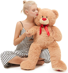 Orsacchiotto Gigante a Forma di Cuore 36 Pollici con Papillon, Grande Peluche per San Valentino per la Fidanzata - Product Image 1