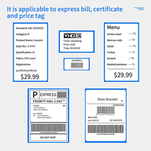 Máy In Nhãn Nhiệt 4 Inch Máy In Nhiệt Trực Tiếp Văn Phòng Sử Dụng YHD-420B 203DPI USB BT - Product Image 6