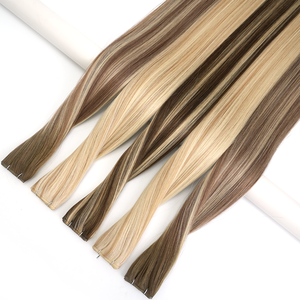 Extensions de cheveux humains Lanxun New Design Genius Weft, 100% cheveux vierges russes, cuticules alignées, nouvelle conception. - Product Image 1