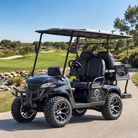 Voiturette de golf électrique Komas US Spot Stock 4 places homologuée pour la route, longue autonomie, véhicule de tourisme compact pour hôtels et complexes, voiture de parcours de golf