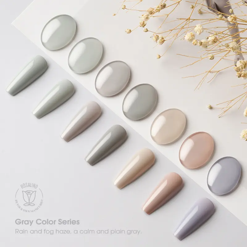 Fournitures pour ongles de salon professionnel vernis gel UV OEM marque privée couleur unie uv/lampe led vernis à ongles