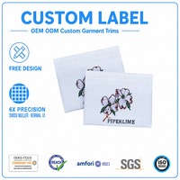 Étiquette tissée carrée de marque extérieure, flexible, pour personnalisation d'identité sur maillots, vêtements d'équipe, marque de mode, fabricant de garnitures privées