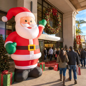 Giant <b>Inflatable</b> Christmas Decoration Model Durable PVC and Oxford Cloth for Holiday Party Mall Garden Outdoor Display - Product Image 2