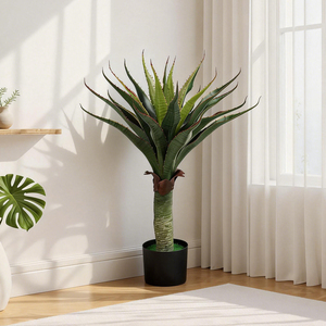 Décoration de mariage écologique, <span class=keywords><strong>plante</strong></span> artificielle d'agave, <span class=keywords><strong>plante</strong></span> artificielle <span class=keywords><strong>en</strong></span> plastique pour le désert, accessoires de décoration pour bar, bureau, hôtel, fête, maison - Product Image 2