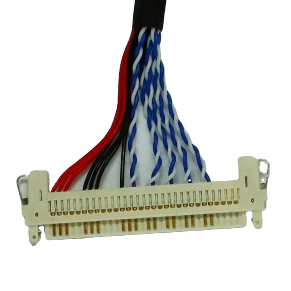 30 контактный lvds кабель 250 мм экран lvds кабель низковольтной дифференциальной 51pin