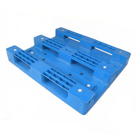 Palette en plastique automatisée HUADU T99 à simple face en PEHD recyclé, robuste, pour entrepôt, stockage industriel, export Euro 4 voies