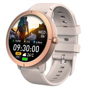 Relojes Inteligentes Deportivos DM76 5ATM con GPS, Pantalla AMOLED de 1.32 Pulgadas, Reloj Inteligente Redondo de Moda para Hombre y Mujer, 46g, Salud Femenina, Venta al por Mayor 2026 - Product Image 2