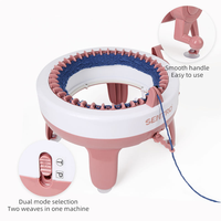 Ensemble Machine à Tricoter Circulaire à 40 Aiguilles Fait Main en Laine – Petits Accessoires de Couture, Métier à Tisser Manuel au Crochet