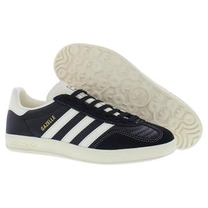 Chaussures Adidas Gazelle pour homme, noir, crème, blanc, or métallisé, style basketball d'intérieur en cuir - Product Image 4