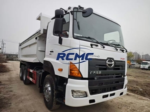 Camion benne d'occasion HINO 700 6x4 2012 251-350ch Euro 3, 10 roues, poids lourd, pour l'exploitation minière et la construction - Product Image 6