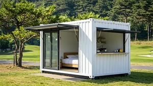Cabina di Verniciatura Moderna in Container con Struttura Rinforzata, Colore Personalizzabile, Montaggio Rapido <span class=keywords><strong>per</strong></span> Negozi, Bar, Caffetterie e <span class=keywords><strong>Ristoranti</strong></span> all'Aperto - Product Image 2