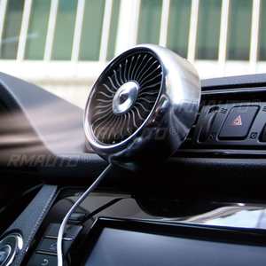 Ventilador de Coche Multifunción Mini USB, Ventilador de Refrigeración Giratorio de 360 Grados, Circulador Eléctrico para Coche, Enfriador de 3 Velocidades - Product Image 4