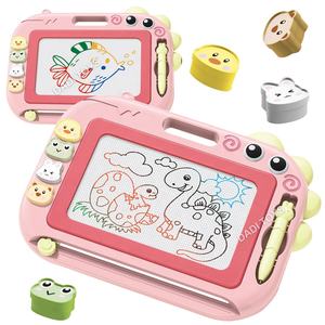 Penjualan terlaris mainan papan gambar magnetik mendidik desain dinosaurus dengan 3 warna - Product Image 2